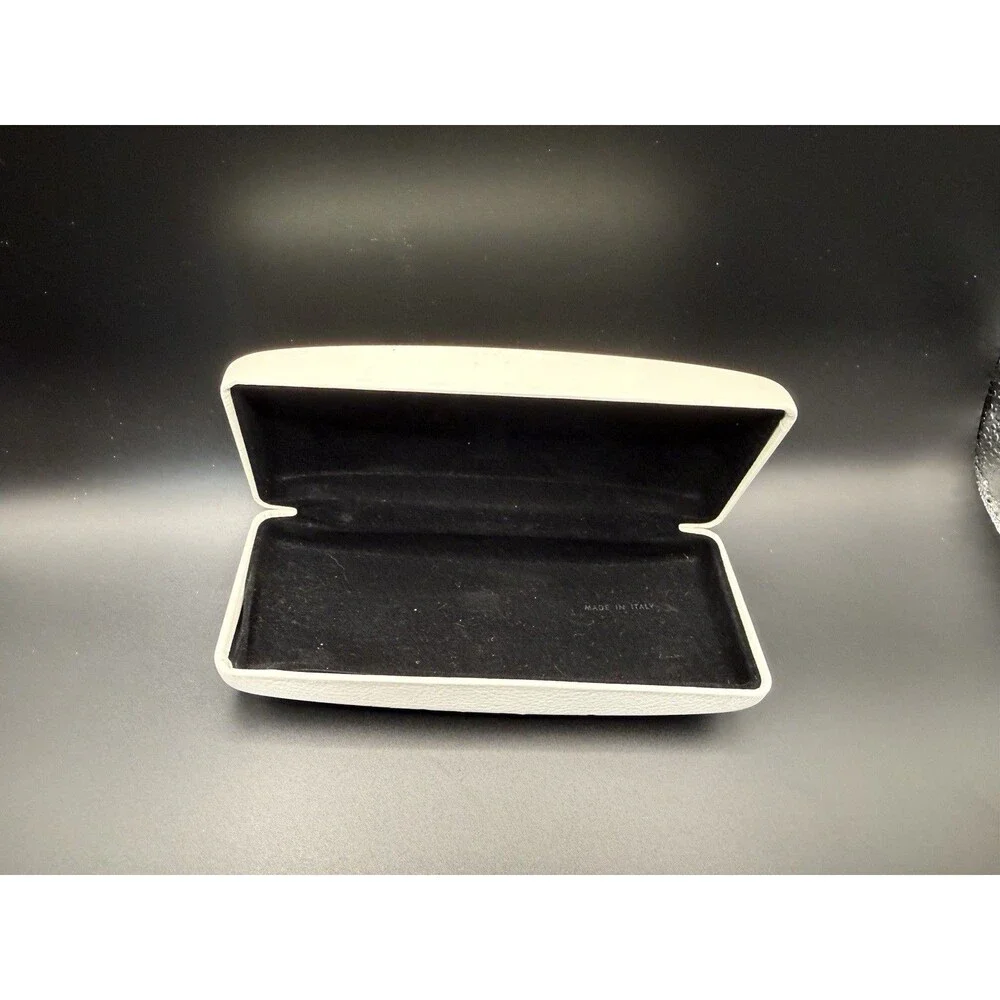 White Versace Sunglasses/Eyeglass Hard Clam Shell - Case Only